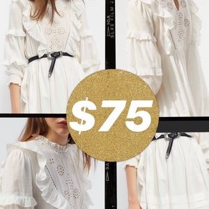 Urban outfitters Ruffle Knee-Length Dress